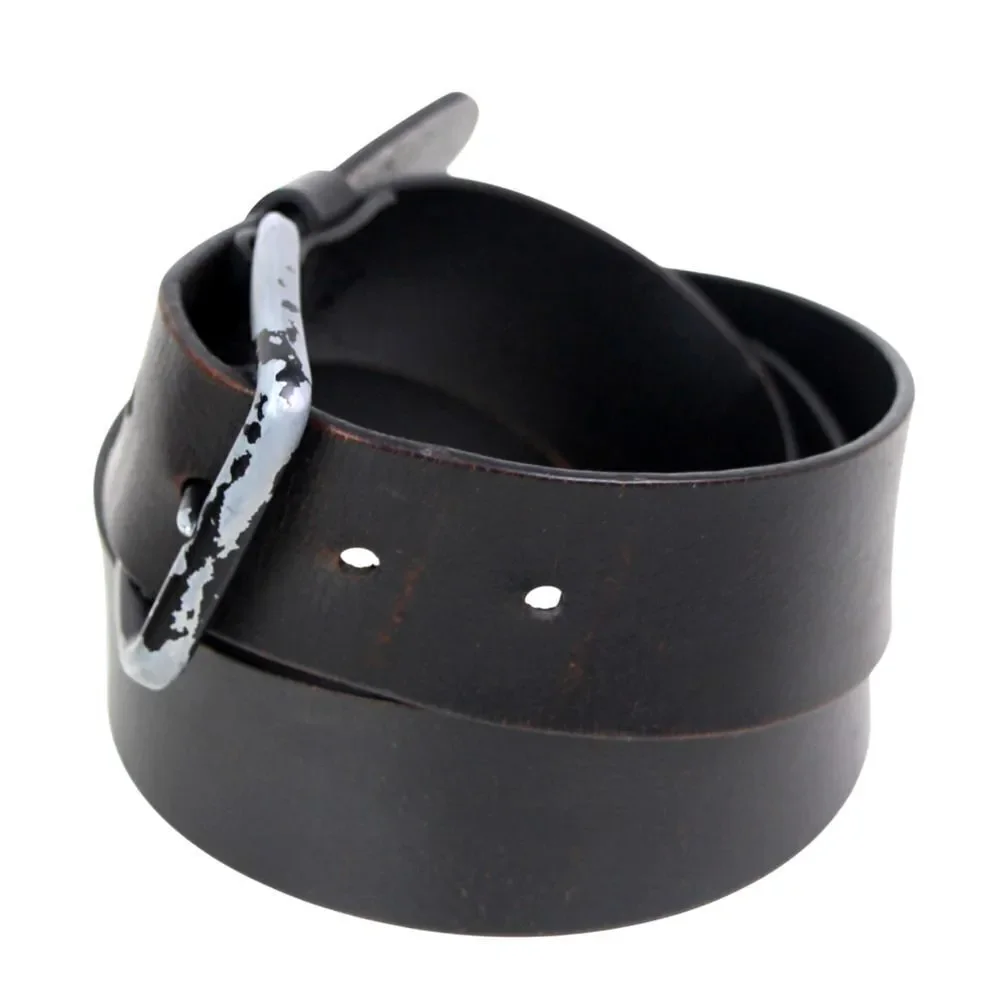 SADDLE BLACK GENUINE LEATHER 1 1/2